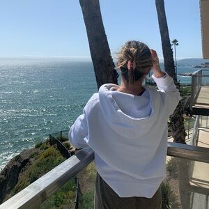 Champion White hoodie